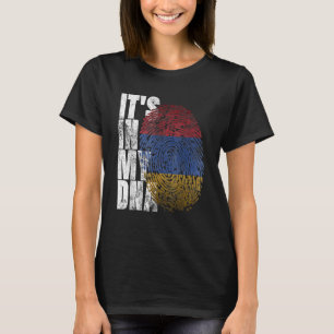It's In My DNA Armenian Sign Proud Pride Armenia F T-Shirt