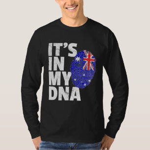 Its In My Dna Australia Flag Pride National Countr T-Shirt
