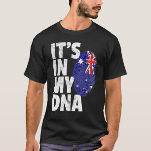 It's In My Dna Australian Australia Flag T-Shirt
