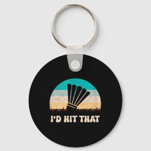 Its In My Dna Badminton Shuttle Racket Badminton P Keychain