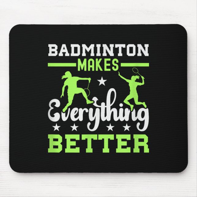 Its In My Dna Badminton Shuttle Racket Badminton P Mouse Pad (Front)