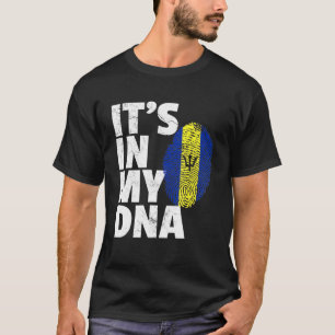 Its In My Dna Barbados Flag Pride National Country T-Shirt