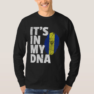 Its In My Dna Barbados Flag Pride National Country T-Shirt
