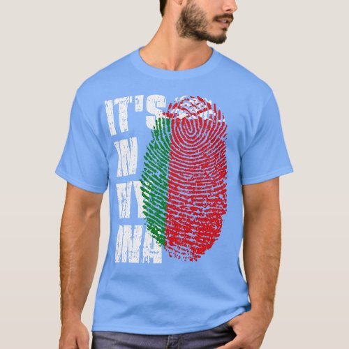ITS IN MY DNA Belarus Flag Boy Girl Gift T_Shirt