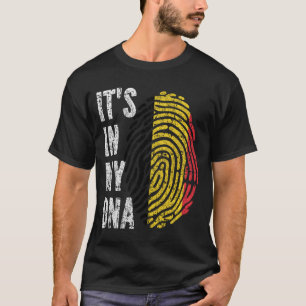 IT'S IN MY DNA Belgium Flag Men Women Kids T-Shirt