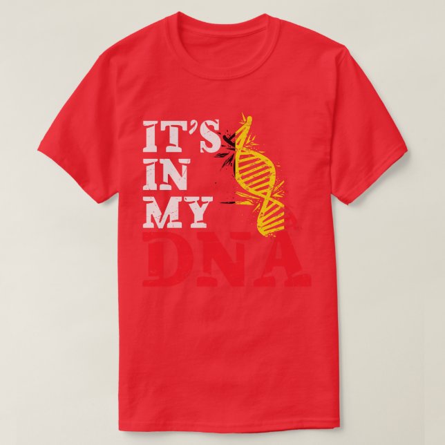 Its in my DNA Belgium T-Shirt (Design Front)