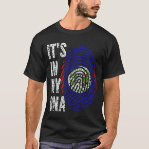 IT'S IN MY DNA Belize Flag Men Women Kids T-Shirt