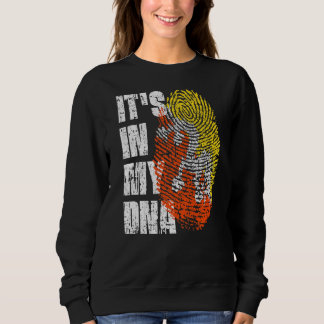 It's In My Dna Bhutan Flag Bhutanese Sweatshirt