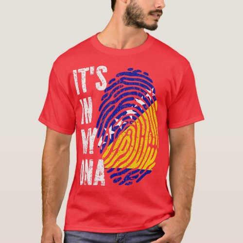 ITS IN MY DNA Bosnia and Herzegovina Flag Men Wome T_Shirt