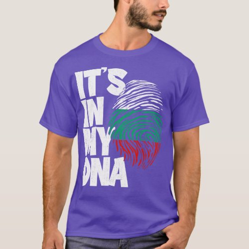 ITS IN MY DNA Bulgaria Flag Men Women Kids 1 T_Shirt