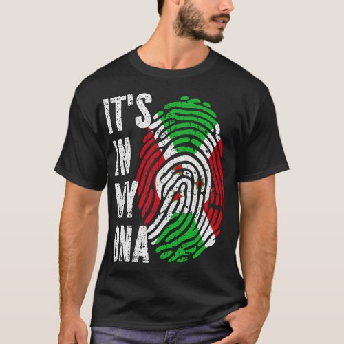 ITS IN MY DNA Burundi Flag Men Women Kids T_Shirt