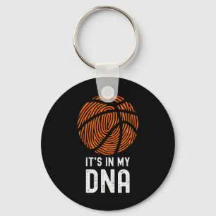 It's In My Dna Bysketbyll Player Byll Game Fun Bys Keychain