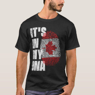 IT'S IN MY DNA Canada Flag T-Shirt