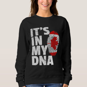 Its In My Dna Canadian Canada Flag Pride National Sweatshirt