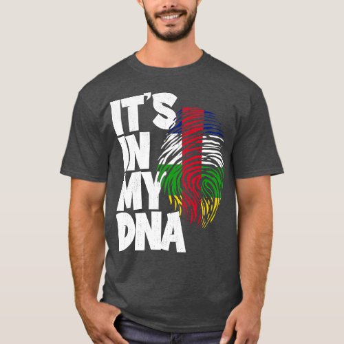 ITS IN MY DNA Central African Republic Flag Men Wo T_Shirt