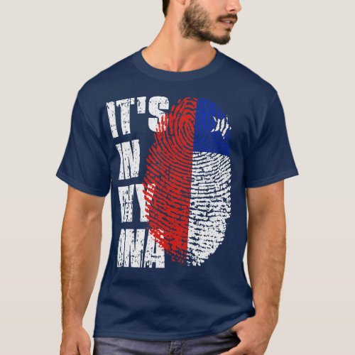 ITS IN MY DNA Chile Flag Boy Girl Gift T_Shirt