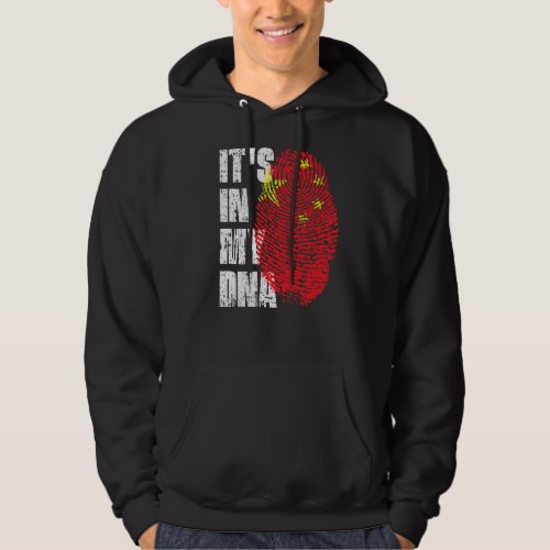 Its In My Dna China Flag Chinese Hoodie