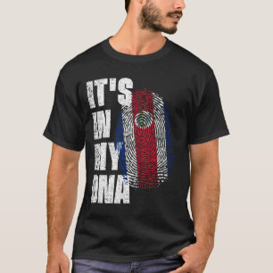 IT'S IN MY DNA Costa Rica Flag T-Shirt