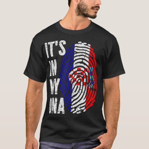 ITS IN MY DNA Croatia Flag Men Women Kids T_Shirt