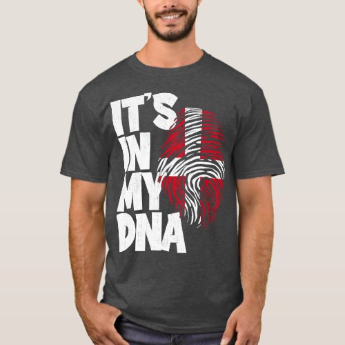 ITS IN MY DNA Denmark Flag Men Women Kids 1 T_Shirt