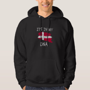 It's in my DNA Denmark Flag Proud Danish Pride Hoodie