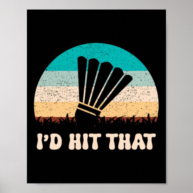 It's In My Dna Dminton Shuttle Racket Dminton Play Poster (Front)
