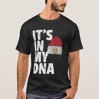 IT'S IN MY DNA Egyptian Egypt Flag Pride Roots Men T-Shirt