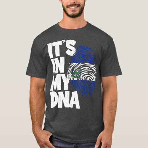 ITS IN MY DNA El Salvador Flag Men Women Kids 1 T_Shirt