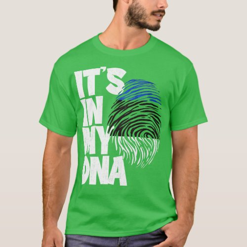 ITS IN MY DNA Estonia Flag Men Women Kids 1 T_Shirt