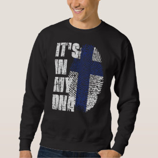 It's In My Dna Finland Flag Finnish Sweatshirt