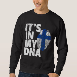 Its In My Dna Finland Flag Pride National Country  Sweatshirt