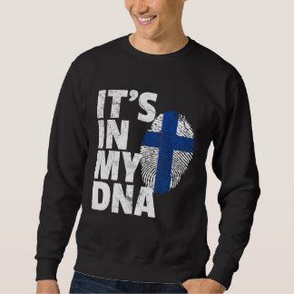 Its In My Dna Finland Flag Pride National Country  Sweatshirt