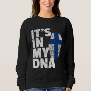 Its In My Dna Finland Flag Pride National Country Sweatshirt