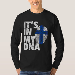 Its In My Dna Finland Flag Pride National Country T-Shirt