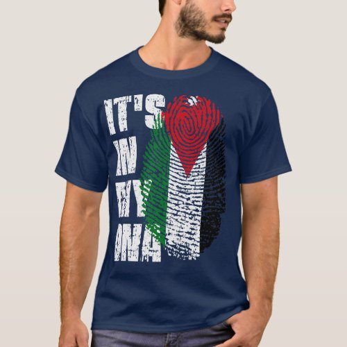 ITS IN MY DNA Flag Boy Girl Gift T_Shirt