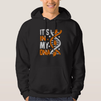 It's In My Dna Football Sport Players Fans Team Hoodie
