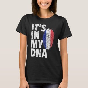 It's In My Dna French France Flag Souvenir 1 T-Shirt