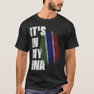 IT'S IN MY DNA Gambia Flag T-Shirt