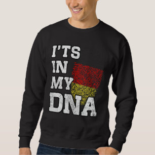 It's In My DNA German Fingerprint Proud Germany Fl Sweatshirt