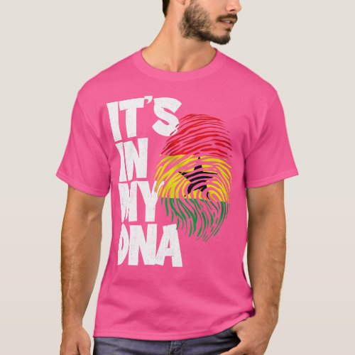 ITS IN MY DNA Ghana Flag Men Women Kids 1 T_Shirt