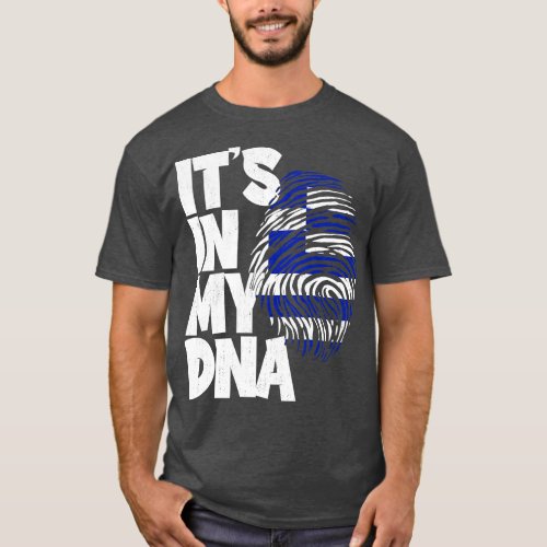 ITS IN MY DNA Greece Flag Men Women Kids 1 T_Shirt
