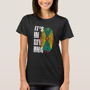 It's In My Dna Grenada Flag Grenadian T-Shirt