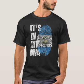 It's In My Dna Guatemala Flag Guatemalan T-Shirt