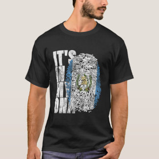 It'S In My Dna Guatemalan American Guatemala Flag T-Shirt
