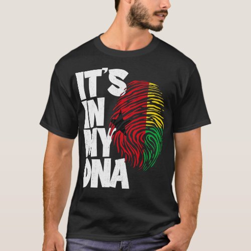 ITS IN MY DNA GuineaBissau Flag Men Women Kids 1 T_Shirt