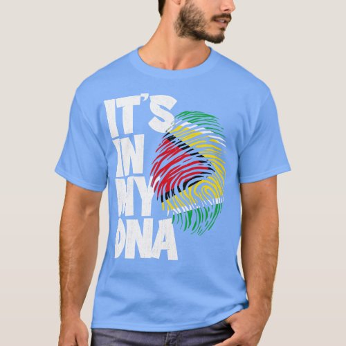 ITS IN MY DNA Guyana Flag Men Women Kids 1 T_Shirt
