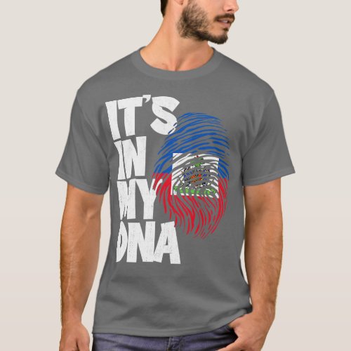 ITS IN MY DNA Haiti Flag Men Women Kids 1 T_Shirt