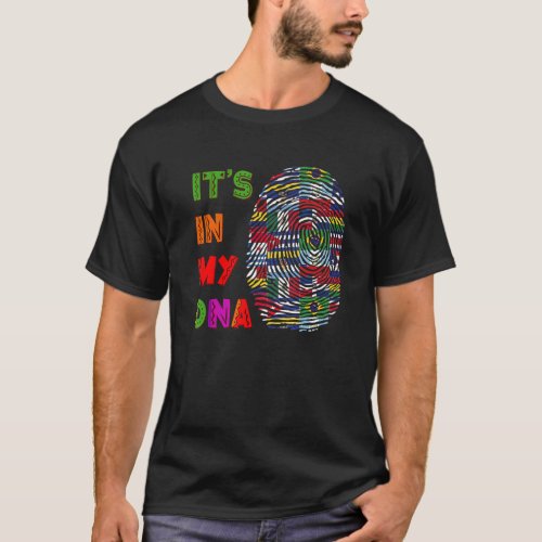 Its In My DNA Hispanic Heritage Month Latin Count T_Shirt