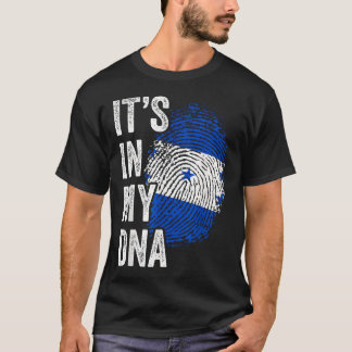 Its In My Dna Honduras Flag Honduran Roots Pride T-Shirt