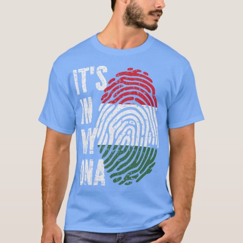 ITS IN MY DNA Hungary Flag Men Women Kids T_Shirt